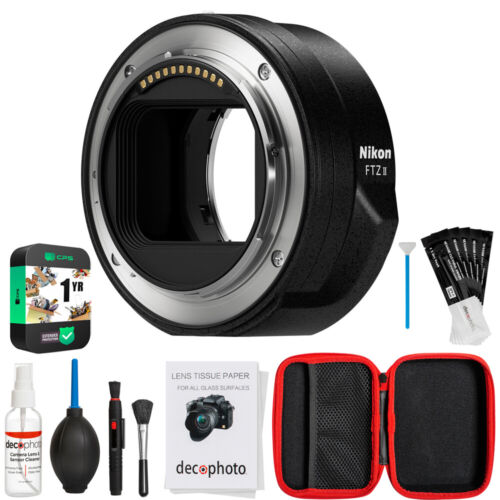 Nikon 4264 FTZ II Lens Mount Adapter for F-Mount to Z-Mount w/Accessories Bundle - Picture 1 of 10