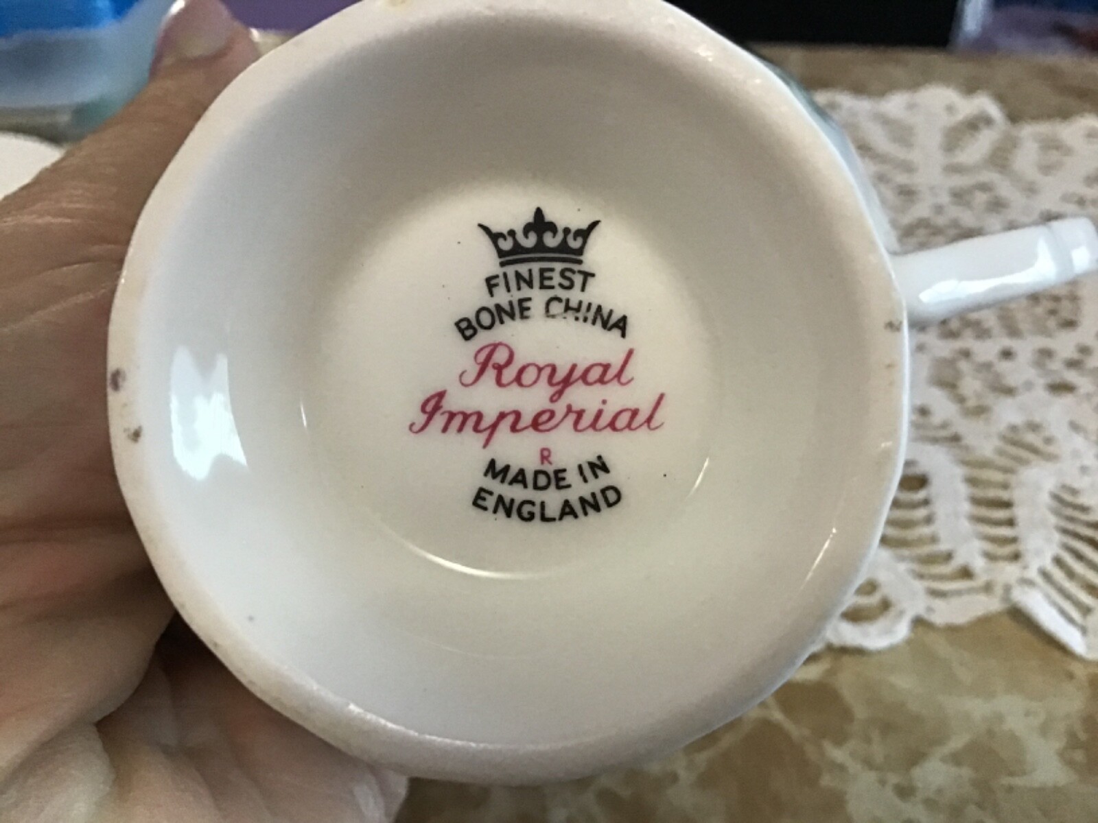 Vintage Royal Imperial Finest Bone China Chamomile Tea Cup Only, Made