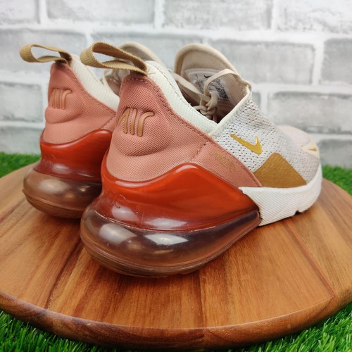 Nike Air Max 270 Light Cream Terra Blush Gold Shoes Women's Size 7 AH6789-203 - Picture 2 of 14