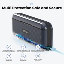 For DJI Action5 Pro Battery Charger Quick Charge Charging Case Storage Case