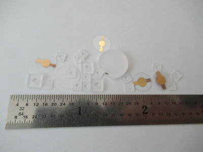 LOT BLANK PIEZOELECTRIC QUARTZ CRYSTAL X- Y- YX-CUT PIEZO SENSOR AS PIC #F5-A-58