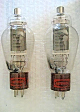Match Pair NOS NIB  811A Raytheon  Power Tubes - TV-7 Tested