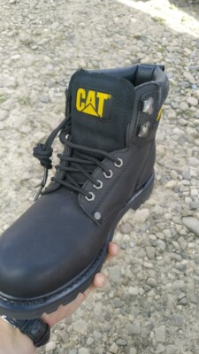 Caterpillar CAT Boots 6'' Mens Black Gr:44 Second Shift