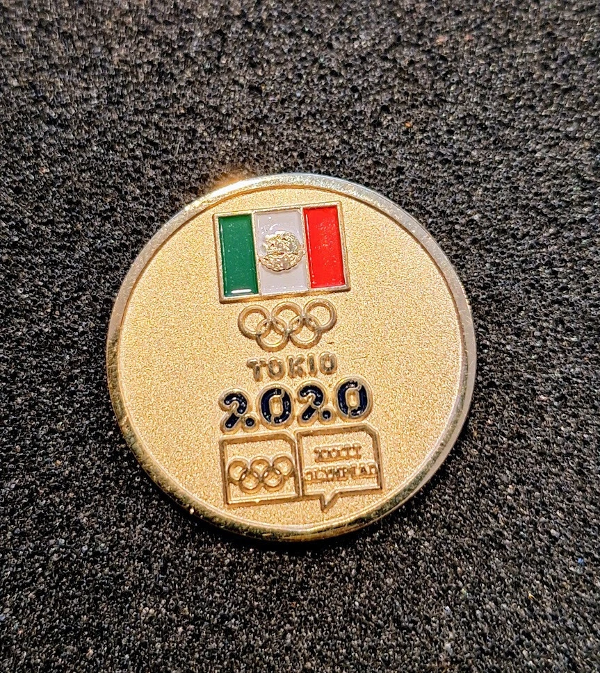 【SALE】Tokyo Olympic2020 WOOD PIN BADGE 2020 Tokyo pins doubles - Olympic Collection