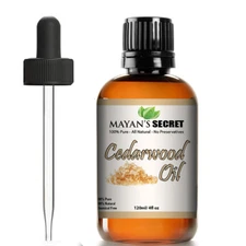 4 fl oz Cedarwood  Essential Oil (100% Pure & Natural) - Mayan's Secret USA 