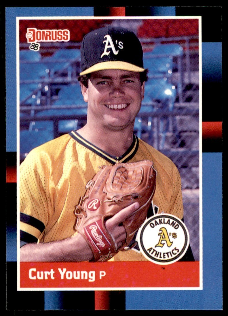 1988 Donruss - Curt Young #97 Oakland Athletics Baseball Card