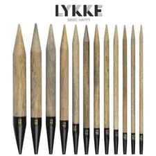 Lykke ::Driftwood Interchangeable Tips 3.5":: 6 US / 4.0 mm / 7.5 cm