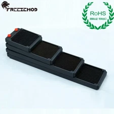 FreezeMod 120mm 240mm 360mm 480mm Black Copper Radiator G1/4 PC Water Cooling