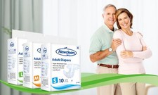 Aimisin Adult Diapers with Tabs for Men Women Incontinent Diapers 20/40/60/80