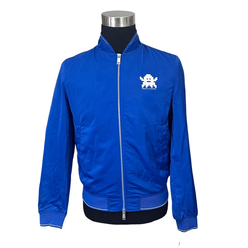Armani exchange top blue jacket