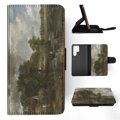 FLIP CASE FOR SAMSUNG GALAXY|JOHN CONSTABLE - THE HAY WAIN ART PAINT