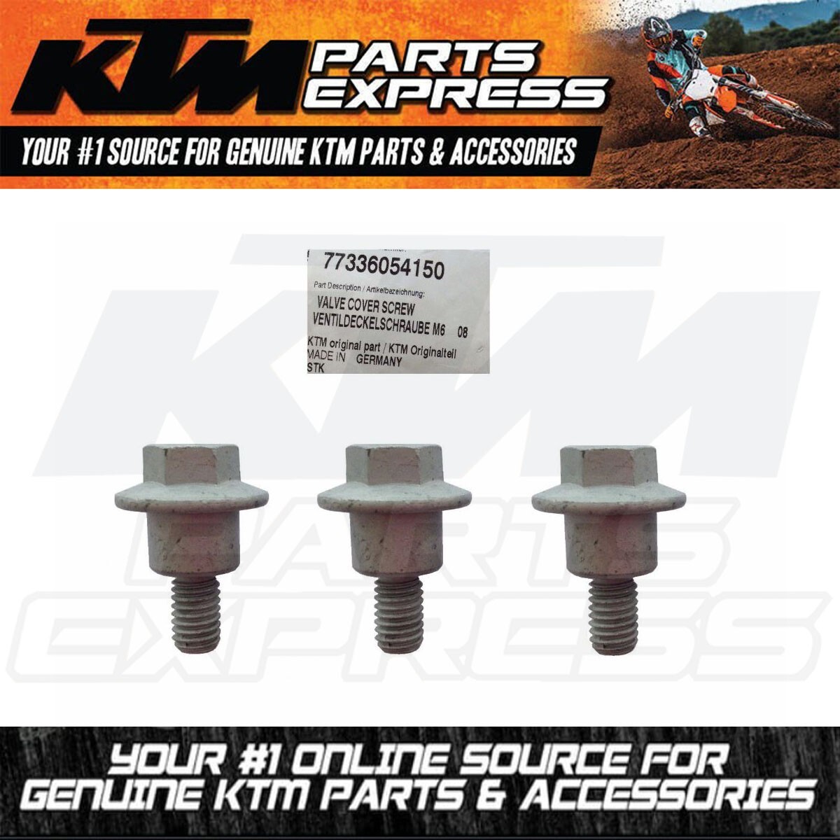 NEW KTM VALVE COVER SCREW SET 250 350 450 505 SXF XCF XCFW SMR 3X