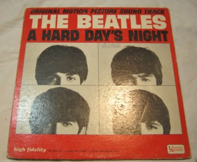 Beatles Original motion picture sountrack A Hard Day's Night Mono Record