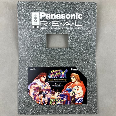REAL 3DO Street Fighter II X Grand Master Challenge Phone Telephone Card Teleca