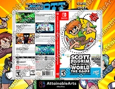 Scott Pilgrim vs. The World: The Game - Game Case (Switch,2021) - NO GAME INCL