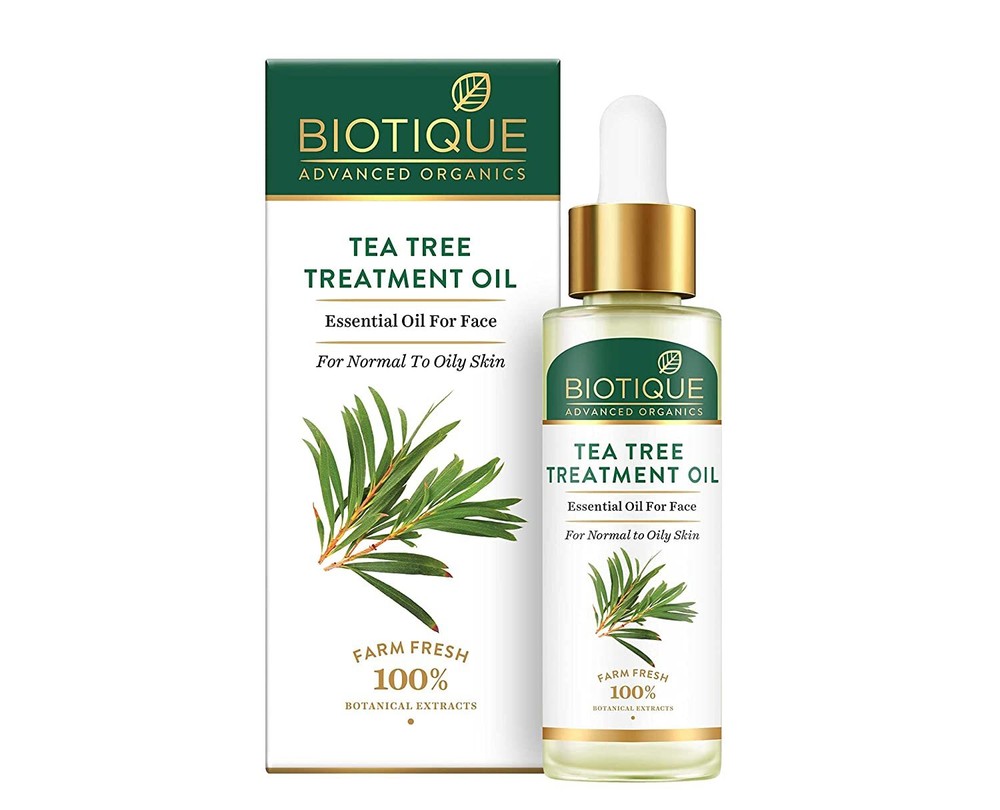 Biotique Advanced Organics Tea Tree Treament Oil Essential Oil For Face, 30ml.