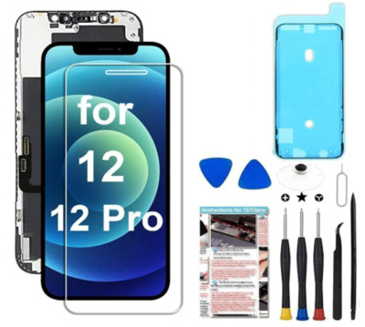 iPhone 12/12Pro LCD 6.1'' Display Touch Screen Digitizer Replacement Assembly Kit