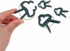 Plant Support Clips Gardening Greenhouse Garden Shrubs Climbers Bamboo Sprung