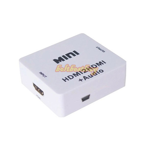 1080P HDMI Extractor Splitter HDMI Digital to Analog 3.5mm Out Audio HDMI2HDMI