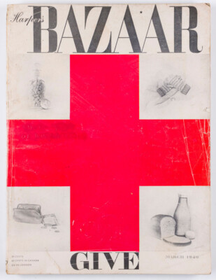 Red Cross AGATHA CHRISTIE Bill Brandt US HARPERS March 1946 BRAQUE Brassai AUDEN