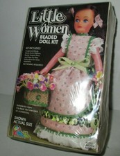 T.H.L Crafts Little Women Beaded Doll Kit 1333 Garden Maid