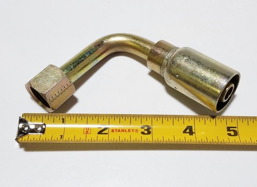 EATON 08U-648 1/2" Hose x 1/2" JIC 37 Female Swivel Long Drop 90 Deg Tube Elbow - Picture 6 of 6