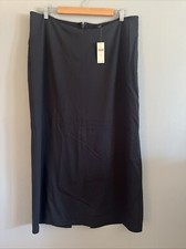 Anthropologie Maeve Black Lined Skirt Sz XL NWT