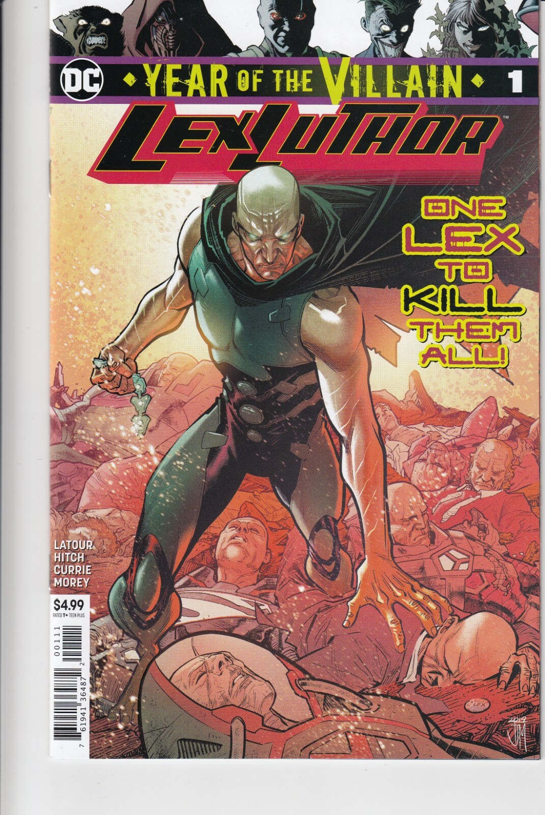 Lex Luthor Villain of the Year #1 Main Cover New/Unread DC Comics Sep 2019