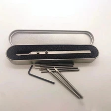 8-Piece Copper Seal Engraving Tool Set - Interchangeable High-Speed Steel Blades