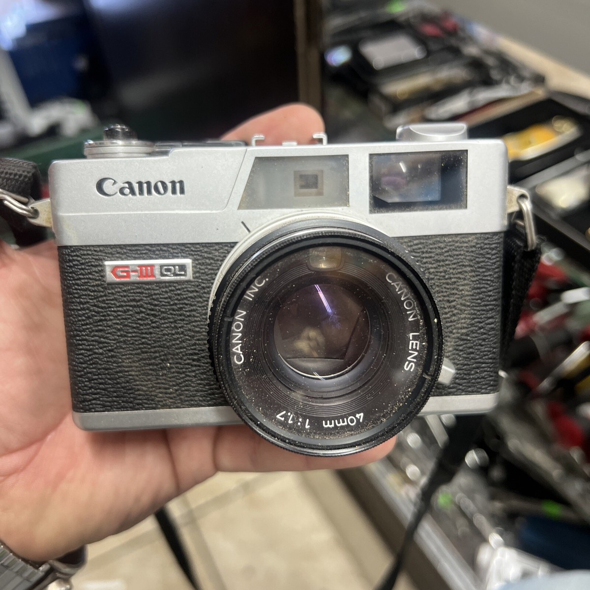 Vintage Rare Canon G-III QL Canonet QL17 Rangefinder Film Vintage Rare Canon G-III QL Canonet QL17 Rangefinder Film