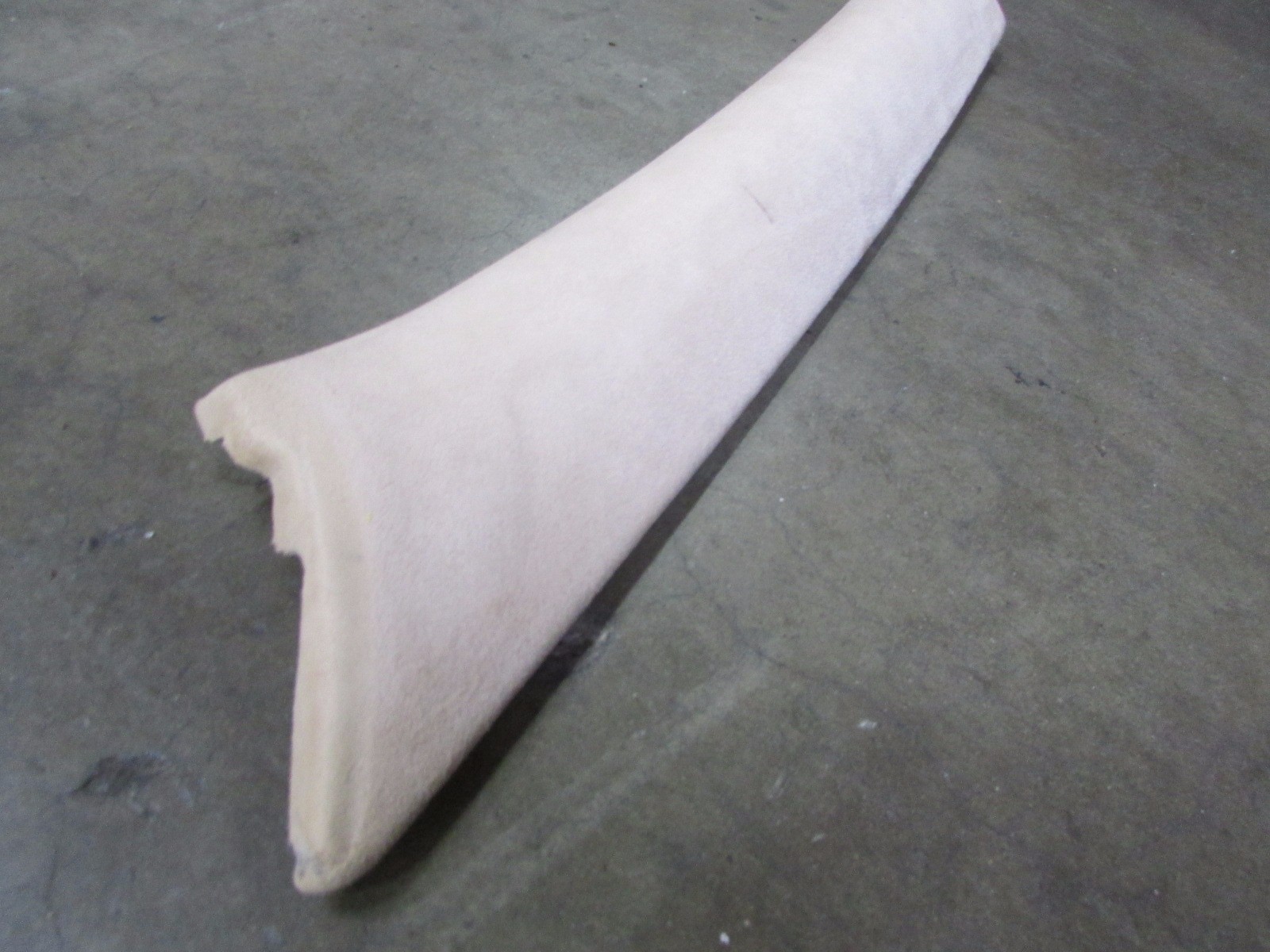 Maserati Quattroporte, LH Left A-Pillar Beige Interior Trim, Used, P/N 981354005