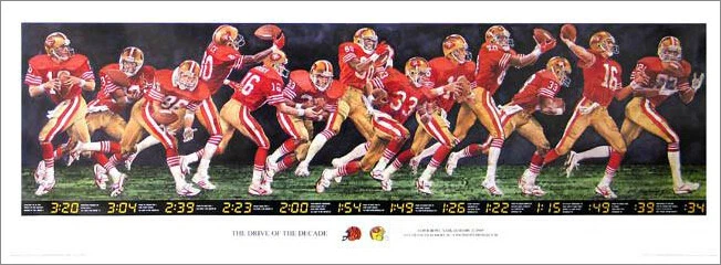Las mejores ofertas en Joe Montana Football San Francisco 49ers carteles de Deportes Vintage | eBay