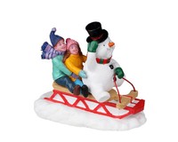 Lemax - Sledding With Frosty
