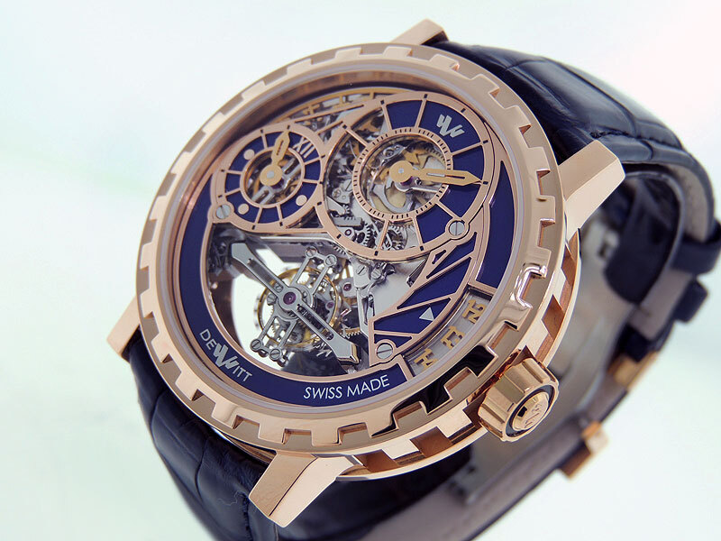 DeWitt Accademia Grand Tourbillon 18k Oro Rosa Ltd 46mm