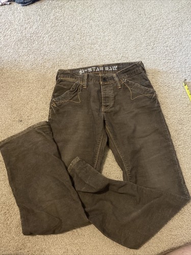 G-STAR RAW Corduroy Pants Mens 3301 