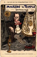 PC CATHOLIC SATIRE MARCHE DU TEMPLE CATHOLIQUE POLITICS (a43554)