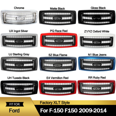 For 2009-2014 Ford F150 F-150 Front Upper Grill Bumper Replace Grille XLT Style