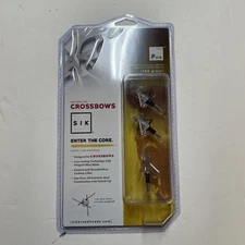 SIK F3 100 Grain Bow Hunting Crossbow Broadheads 3 Pk