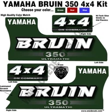 Yamaha BRUIN 350 4X4 OEM Decal Graphics Kit 