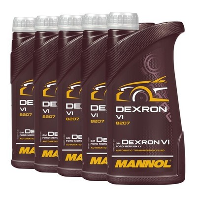 MANNOL ATF Dexron VI Automatikgetriebeöl, 5x1 Liter