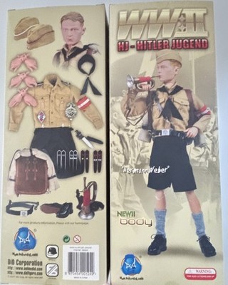 DiD 1/6 Scale Actionfigur des Charakters Hermann Weber WWII Hjugend nur die BOX