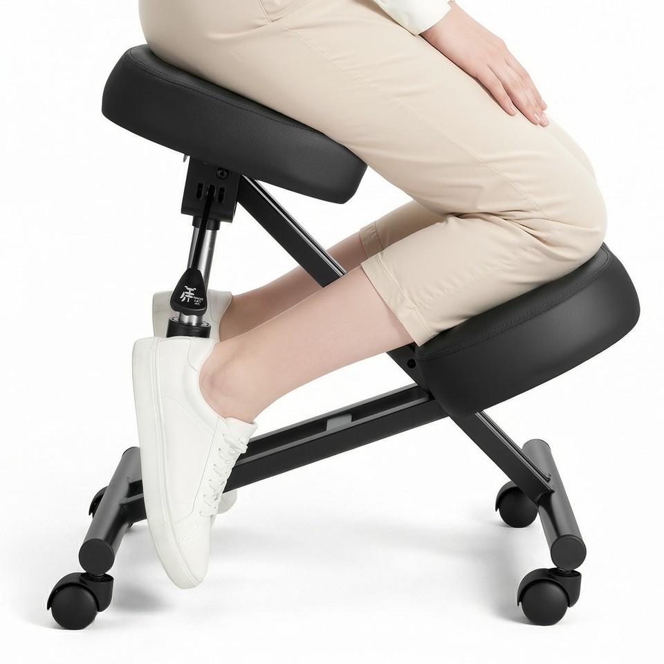 VEVOR Chaise à Genoux Ergonomique Siège Assis Genoux sur Roulettes