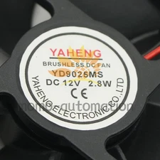 NEW YAHENG YD9025MS DC12V 2.8W 9CM 2-Wire Cooling Fan 1PCS #MO