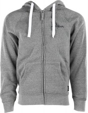 Zildjian Gray Full-Zip Logo Hoodie - Large