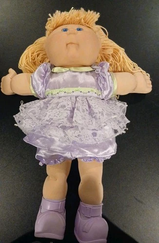 Vintage Cabbage Patch Doll 2004 Play Along Model Blue Eyes With Birth Certicate