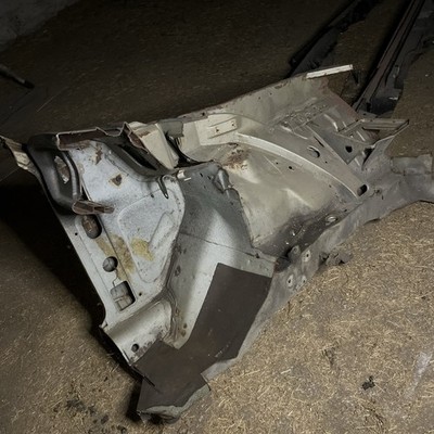 Rahmen Längsträger Stehblech A-Säule vorne links Rekord C Commodore A Abschnitt