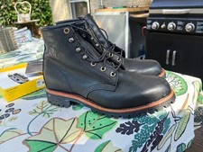 CHIPPEWA  20028  Classic 6 BLACK ODESSA Boots