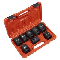 "Sealey Premier Schlag-SteckschlüSselsatz 1\" 8-Teilig 6-Kant 8Pc Standard"