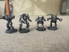 3-D Printed Battle Tech Miniatures Painted In...