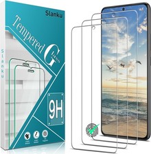 Slanku 3 Pack Screen Protector for Samsung Galaxy S22 Plus 5G Tempered Glass, S